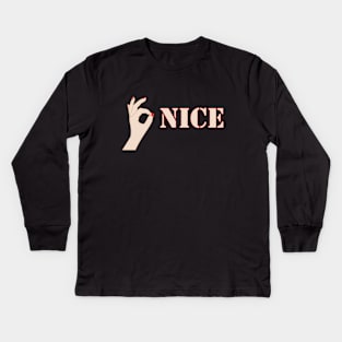 NICE Kids Long Sleeve T-Shirt